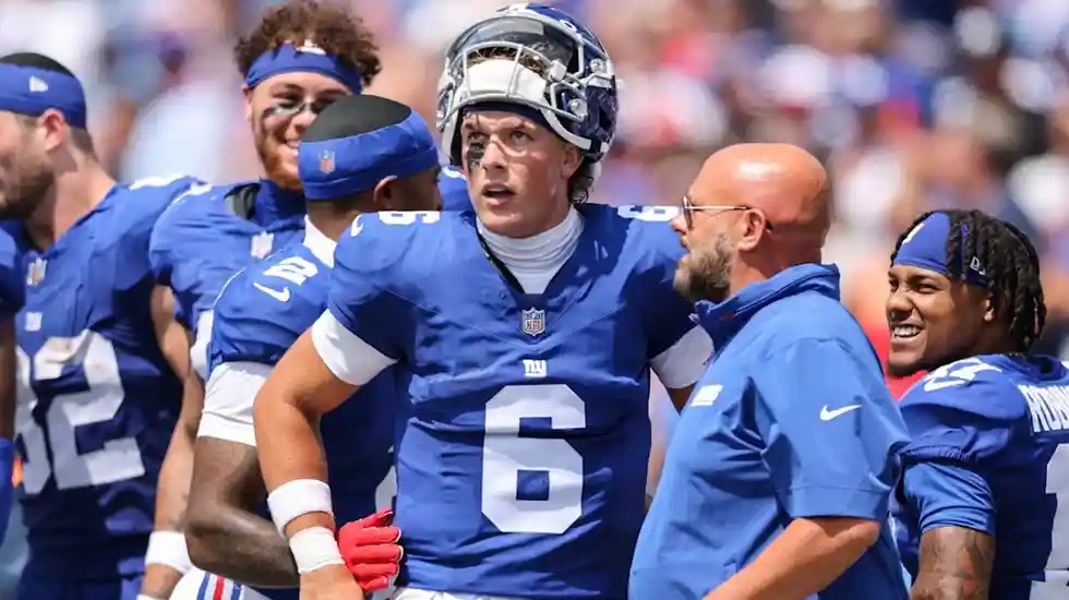 Jaxson Dart Shines in Preseason, But Giants Refuse to Budge on Russell Wilson